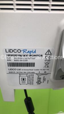 LiDCO Rapid Hemodynamic Monitor on Stand (No Power) * SN 8101-10-1155 * - 4