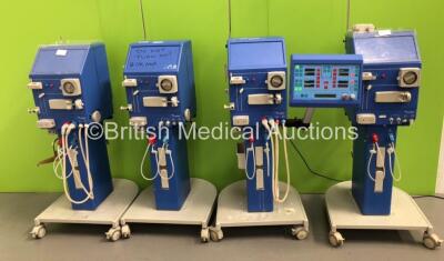 4 x Gambro AK 95 S Dialysis Machines Version 12.20 (1 x Powers Up, 3 x Incomplete-Spares and Repairs) * SN 28827 / 36728 / 23021 / 34607 * * Mfd 2007 / 2004 / 2008 / 2006 *