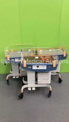 3 x Drager Babytherm 8000 Infant Incubators (All Power Up,1 x Broken Plastic Surround) * SN ARSE-0002 / ARRB-0015 / ARSM-0010 *