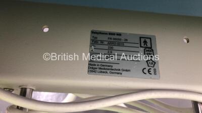 3 x Drager Babytherm 8000 Infant Incubators (All Power Up,1 x Broken Plastic Surround) * SN ARSE-0002 / ARRB-0015 / ARSM-0010 * - 7