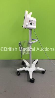 GE Dash 4000 Patient Monitor on Stand with BP,SpO2,Temp/CO,NBP and ECG Options (Powers Up) * Mfd 2009 * - 5