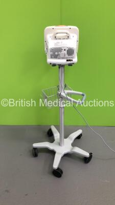 GE Dash 4000 Patient Monitor on Stand with BP,SpO2,Temp/CO,NBP and ECG Options (Powers Up) * Mfd 2009 * - 6