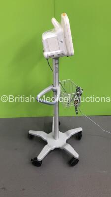 GE Dash 4000 Patient Monitor on Stand with BP,SpO2,Temp/CO,NBP and ECG Options (Powers Up) * Mfd 2009 * - 7