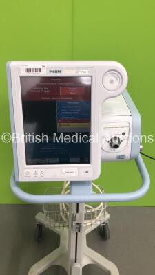 Philips Respironics V60 Ventilator on Stand Software Version 2.30 / Software Options AVAPS / C-Flex / Ramp (Powers Up) * SN 100003328 * - 2