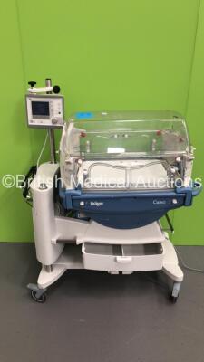 Drager Caleo Infant Incubator Software Version 2.11 with Mattress (Powers Up) * SN ASBM-0016
