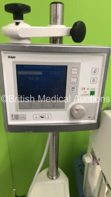 Drager Caleo Infant Incubator Software Version 2.11 with Mattress (Powers Up) * SN ASBM-0016 - 4