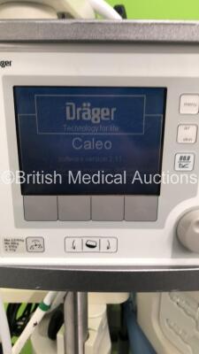 Drager Caleo Infant Incubator Software Version 2.11 with Mattress (Powers Up) * SN ASAK-0007 * - 2