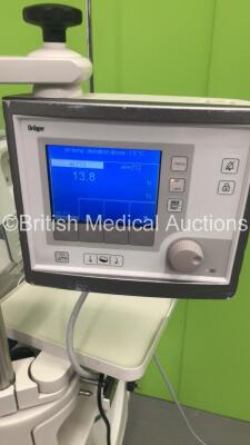 Drager Caleo Infant Incubator Software Version 2.11 with Mattress (Powers Up) * SN ARSBE-0048 * - 3