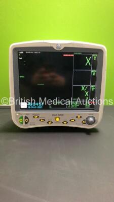 GE Dash 5000 Patient Monitor with BP1/3, BP2/4, SPO2, Temp/Co, NBP and ECG Options (Powers Up)