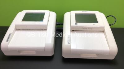 2 x Philips Avalon FM30 Fetal Monitors *Mfd 2007 / 2008* (Both Power Up) *DE53108570 / DE53108557*