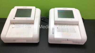 2 x Philips Avalon FM30 Fetal Monitors *Mfd 2009/ 2008* (Both Power Up) *DE53109083 / DE53109084*
