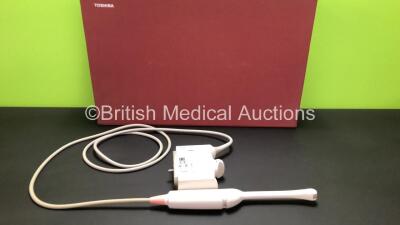 Toshiba PVT-661VT Ultrasound Transducer / Probe *Mfd 2006-09* in Case *99B0695244*