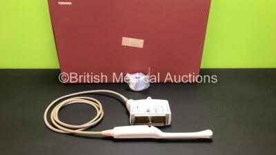 Toshiba PVT-661VT Ultrasound Transducer / Probe *Mfd 2008-02* in Case *99B0822507*