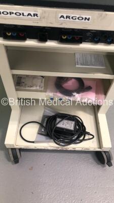 ConMed System 7550 Electrosurgical Generator + ABC Modes with ConMed Footswitch (Powers Up) * SN 07LGV024 * - 4