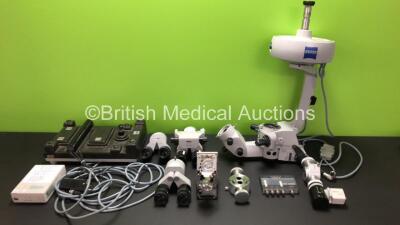 Zeiss Opmi Visu 200 Microscope with 3 x Binoculars and Accessories