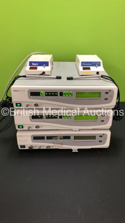 3 x GyneCare Ethicon ThermaChoice II Uterine Balloon Therapy Units (2 x Power Up), 1 x Kerr Vitality Scanner and 1 x SybronEndo Vitality Scanner