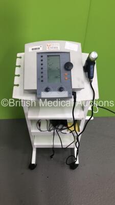 Enraf Nonius Sonopuls 492 Therapy Unit with 1 x Handpiece and Power Supply (Draws Power-Suspected Flat Battery) * SN 52-953 * * Mfd 2009 *