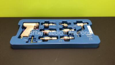 deSoutter Medical Multidrive Set Including Handpiece and Attachments in Case