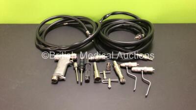 Conmed Hall Power Pro Pneumatic Module Handpiece, Attachments and Hoses