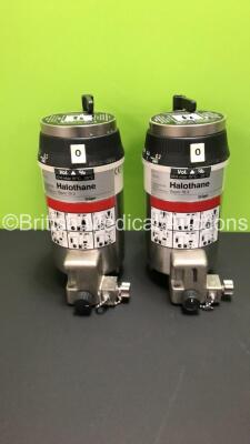 2 x Drager Vapor 19.3 Halothane Vaporizers