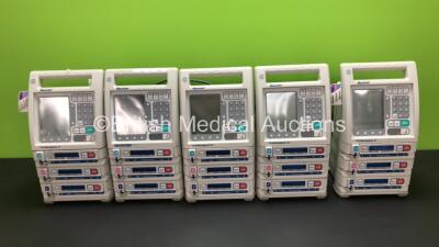 5 x Baxter Colleague 3 CXE Infusion Pumps *Mfd 2011/2012* (All Power Up)