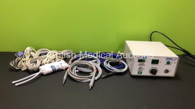 1 x EZEM ProtoCO2 L Colon Insufflator (Powers Up), 6 x Light Source Cables and Selection of Patient Monitoring Cables