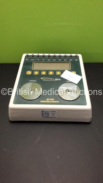 BD Biomedical DA-2006 Defibrillator Analyzer (Unable to Power Test Due to No Power Supply)