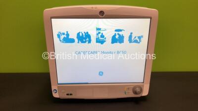 GE Carescape B650 Touch Screen Patient Monitor *Mfd - 03/2018* with 1 x GE E-PSMP-01 Module *Mfd 07/2013* (Powers Up) *SQC18110016HA / 7002171*