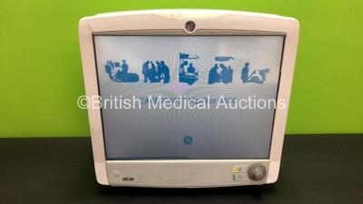 GE Carescape B650 Touch Screen Patient Monitor *Mfd - 08/2013* with 1 x GE E-PSMP-01 Module *Mfd 07/2013* (Powers Up with Slight Damage to Casing - See Photo) *SEW13317643HA / 7002168*