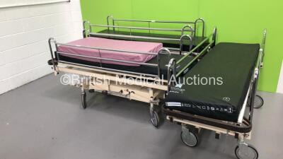 3 x Huntleigh Nesbit Evans Hydraulic Patient Examination Couch with Cushions (Hydraulics Tested Working)