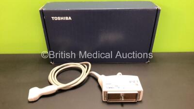 Toshiba PLT-1204BT Linear Array Ultrasound Transducer/Probe * Mfd 2013-03 * in Box*