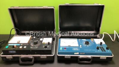 1 x Rigel Model 233 Safety Tester in Case (Powers Up) and 1 x Rigel Model 8001 Liverpool Safety Tester (Powers Up) *488 / 284*