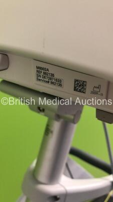 Philips IntelliVue MP30 Patient Monitor Ref 862135 on Stand with Printer Options (Powers Up) * Mfd Nov 2009 * - 4