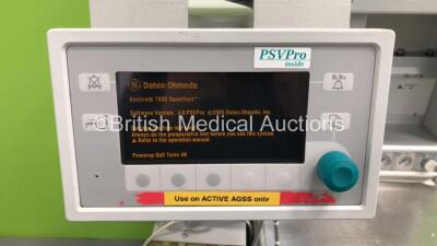 Datex-Ohmeda Aestiva/5 Anaesthesia Machine with Datex-Ohmeda Aestiva 7900 SmartVent Software Version 4.8 PSVPro,Absorber,Bellows,Hoses and Oxygen Mixer (Powers Up) - 2