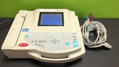 GE MAC 1200 ST ECG Machine with Lead *Mfd 2007-01*(Powers Up) *550032127*