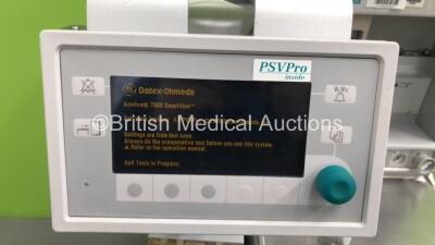 Datex-Ohmeda Aestiva/5 Anaesthesia Machine with Datex-Ohmeda Aestiva 7900 SmartVent Software Version 4.8 PSVPro,Absorber,Bellows,Hoses and Oxygen Mixer (Powers Up) - 2