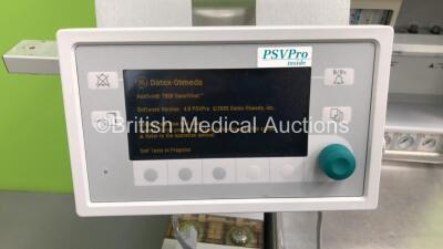 Datex-Ohmeda Aestiva/5 Anaesthesia Machine with Datex-Ohmeda Aestiva 7900 SmartVent Software Version 4.8 PSVPro,Absorber,Bellows,Hoses and Oxygen Mixer (Powers Up) - 2