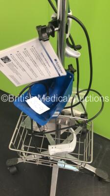 Glidescope Video Laryngoscope Stand with 2 x Handpieces/Cameras * Missing Monitor * * SN CP081503 * - 2