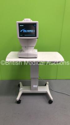 Topcon TRC-NW400 Non-Mydriatic Retinal Camera Version 1.0.7 on Topcon ATE-600 Motorized Table (Powers Up) * SN 985240 * * Mfd Dec 2018 *