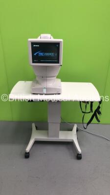 Topcon TRC-NW400 Non-Mydriatic Retinal Camera Version 1.0.2 on Topcon ATE-600 Motorized Table (Powers Up) * SN 967619 * * Mfd 2015 *