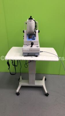 Topcon TRC-NW8 Non Mydriatic Retinal Camera on Topcon ATE-600 Motorized Table (Powers Up) * SN 085543 * * Mfd 2009 *