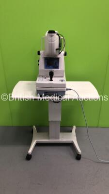 Topcon TRC-NW8 Non Mydriatic Retinal Camera on Topcon ATE-600 Motorized Table (Powers Up) * SN 085536 * * Mfd 2009 *