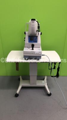 Topcon TRC-NW8 Non Mydriatic Retinal Camera on Topcon ATE-600 Motorized Table (Powers Up) * SN 086315 * * Mfd 2011 *