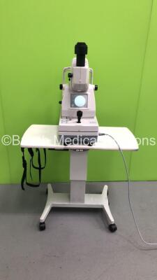 Topcon TRC-NW6S Non-Mydriatic Retinal Camera Version 2.10 on Topcon ATE-600 Motorized Table (Powers Up) *SN 2880302 * * Mfd 2006 *