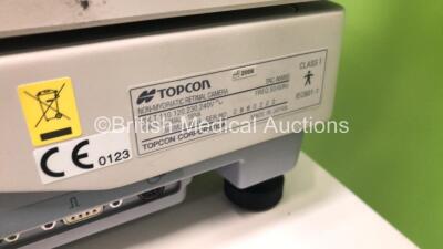 Topcon TRC-NW6S Non-Mydriatic Retinal Camera Version 2.10 on Topcon ATE-600 Motorized Table (Powers Up with Error 8-Damage to Casing and Damage to Chin Rest Mount-See Photos) *SN 2880222 * * Mfd 2006 * - 4