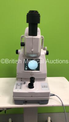 Topcon TRC-NW6S Non-Mydriatic Retinal Camera Version 2.10 on Topcon ATE-600 Motorized Table (Powers Up- Damaged Casing-Possible Spares and Repairs) *SN 2880403 * * Mfd 2006 * - 2