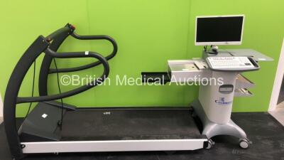 Cambridge Heart Stress Test Machine with Full Version Trackmaster Treadmill Model No TMX-428 220 (Powers Up - HDD REMOVED)