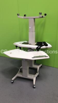 3 x Topcon ATE-600 Motorized Tables * Damage to Switches- See Photo * - 3