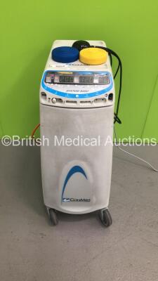 ConMed Electrosurgery System 5000 Model 60-8005-001 Electrosurgical Generator with 1 x Dual Footswitch and 1 x Bipolar Dome Footswitch on ConMed Trolley (Powers Up)