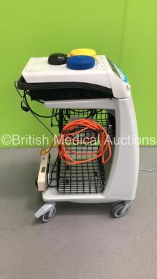 ConMed Electrosurgery System 5000 Model 60-8005-001 Electrosurgical Generator with 1 x Dual Footswitch and 1 x Bipolar Dome Footswitch on ConMed Trolley (Powers Up) - 4